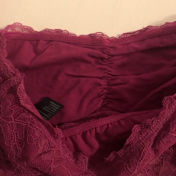 American Eagle Outfitters Lacey bandeau S M - Picture 2 of 6